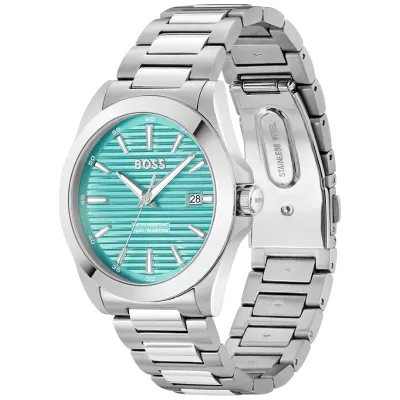 Hugo Boss Turquoise Strike Light Blue Men's Watch 